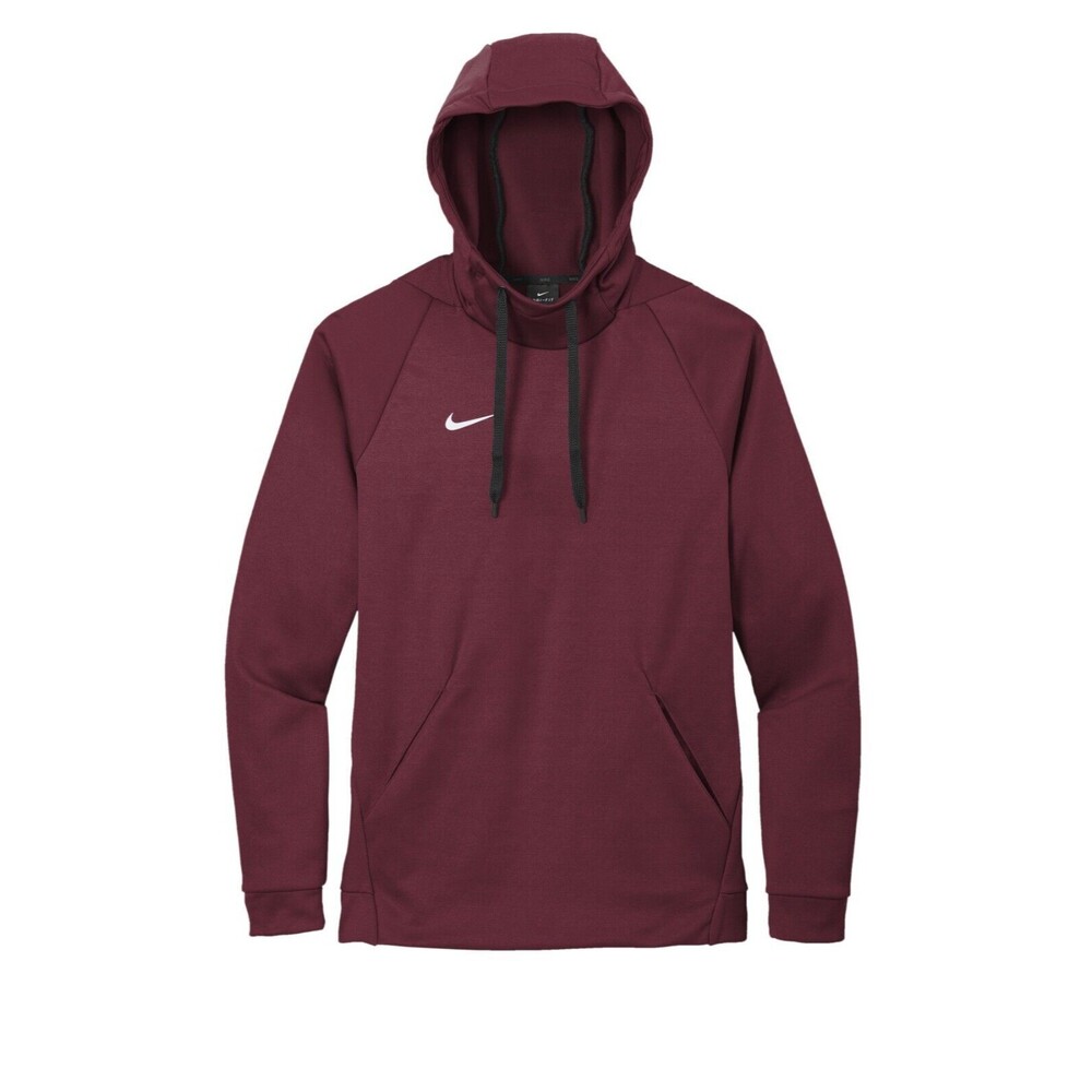 NIKE Therma Pullover Sweatshirt Hoodie Maroon CN9473-669 Mens Size Large